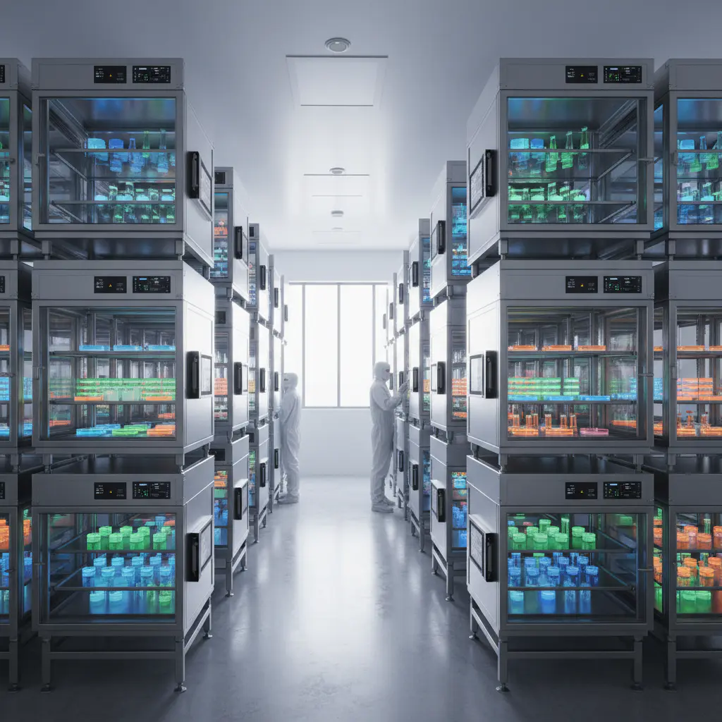 Industrial incubator racks
